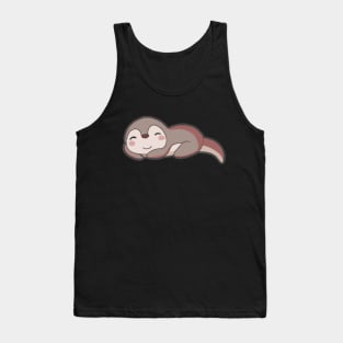 Sleeping Otter #1 Tank Top